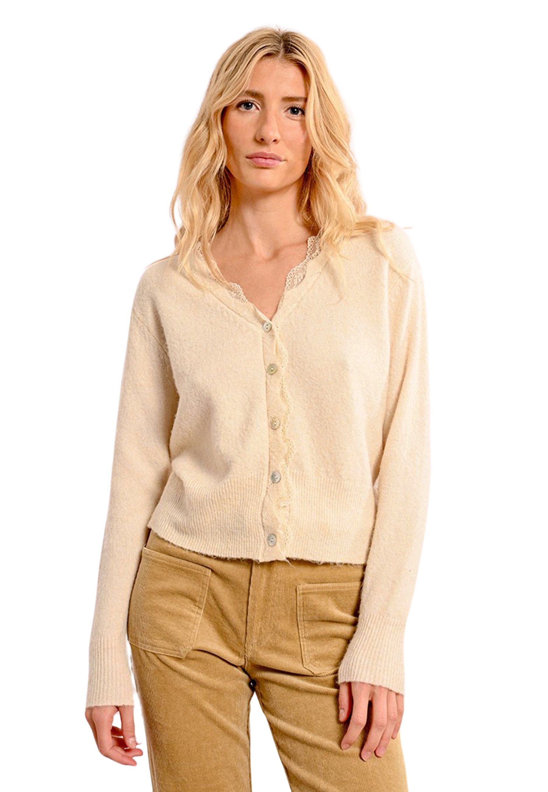 Giacca Donna Cardigan Pizzo MOLLY BRACKEN T1924CH