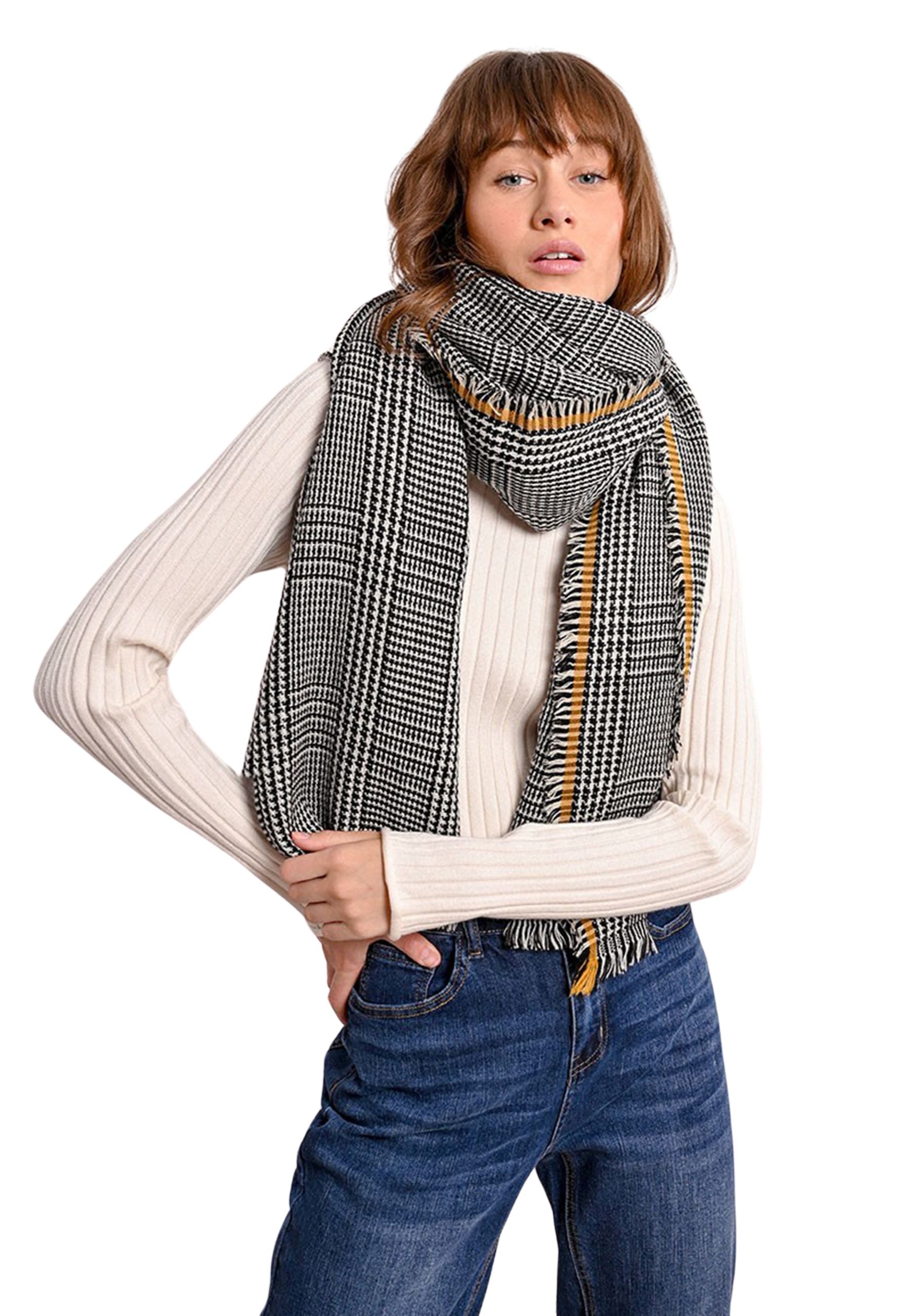 Sciarpa Donna Bicolore Quadri MOLLY BRACKEN ZA53CN