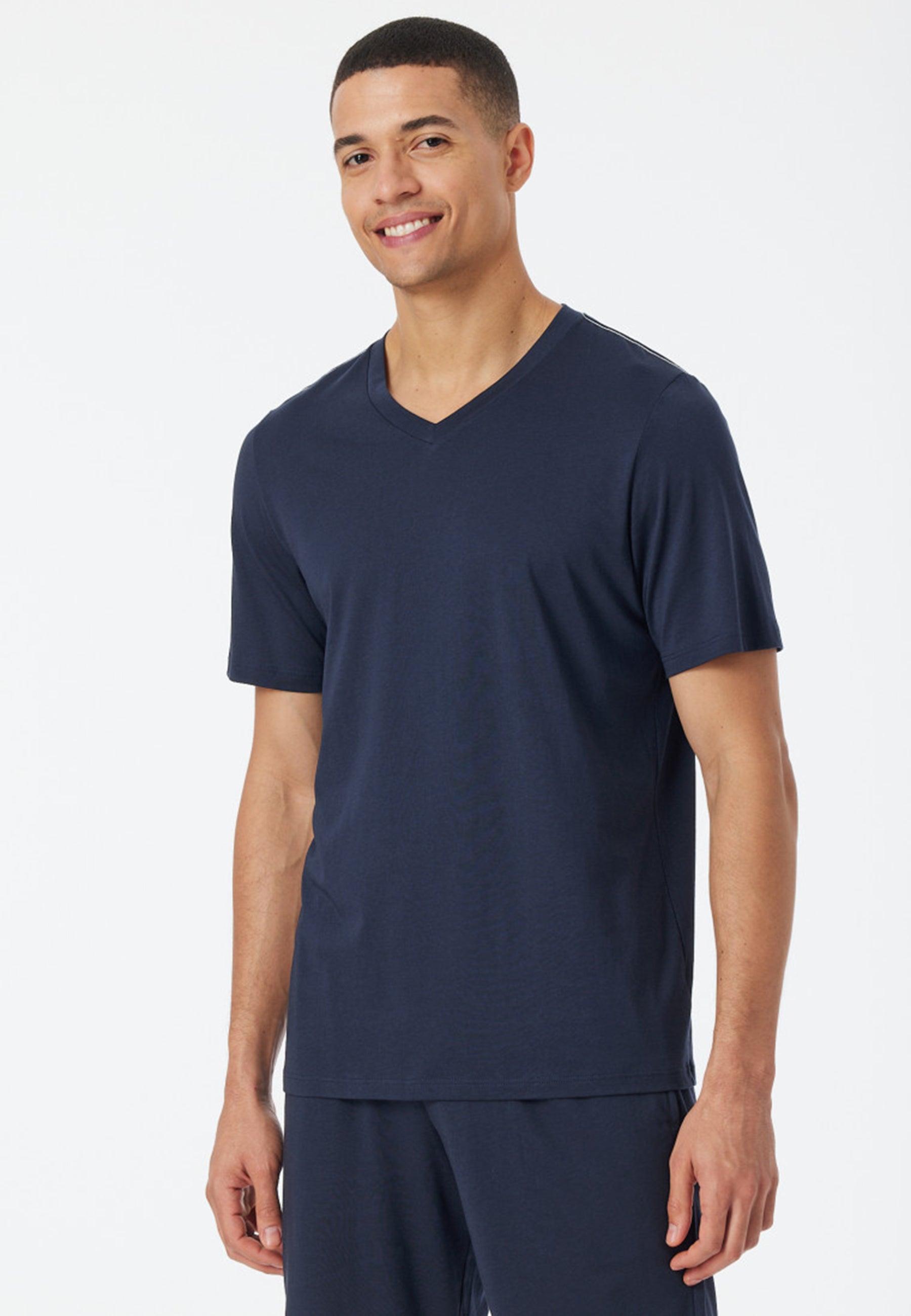 T-shirt Uomo Mezza Manica Cotone Modal SCHIESSER 182188