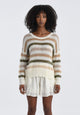 Pull a righe traforato MOLLY BRACkEN LA1271BP