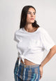 T-shirt con Nodo MOLLY BRACKEN LAR177BP