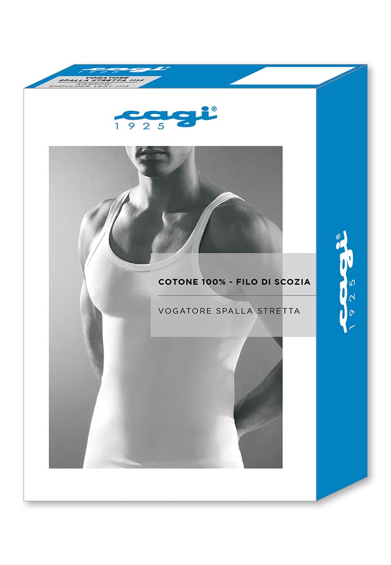 Scozia Magliette Intime Cagi Uomo CAGI 1113 Canottiera Spalla
