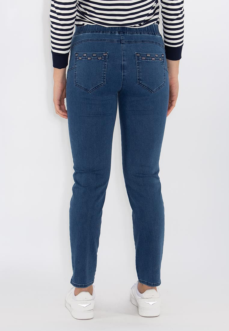 Jeans Elastico Comfort in Vita CARLA FERRONI 13806