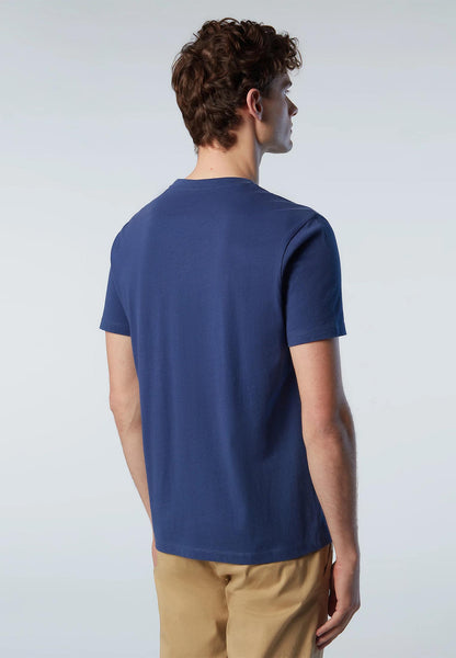 T-Shirt con patch in feltro NORTH SAILS 692812