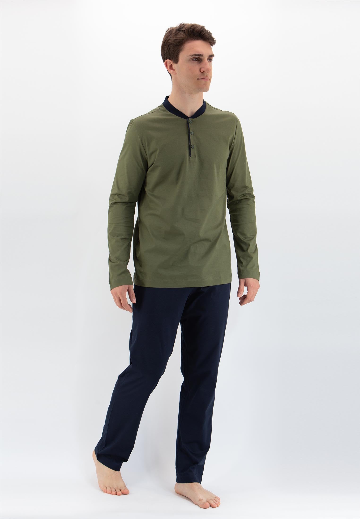 Pigiama lungo unito in jersey PEROFIL VPRT92545